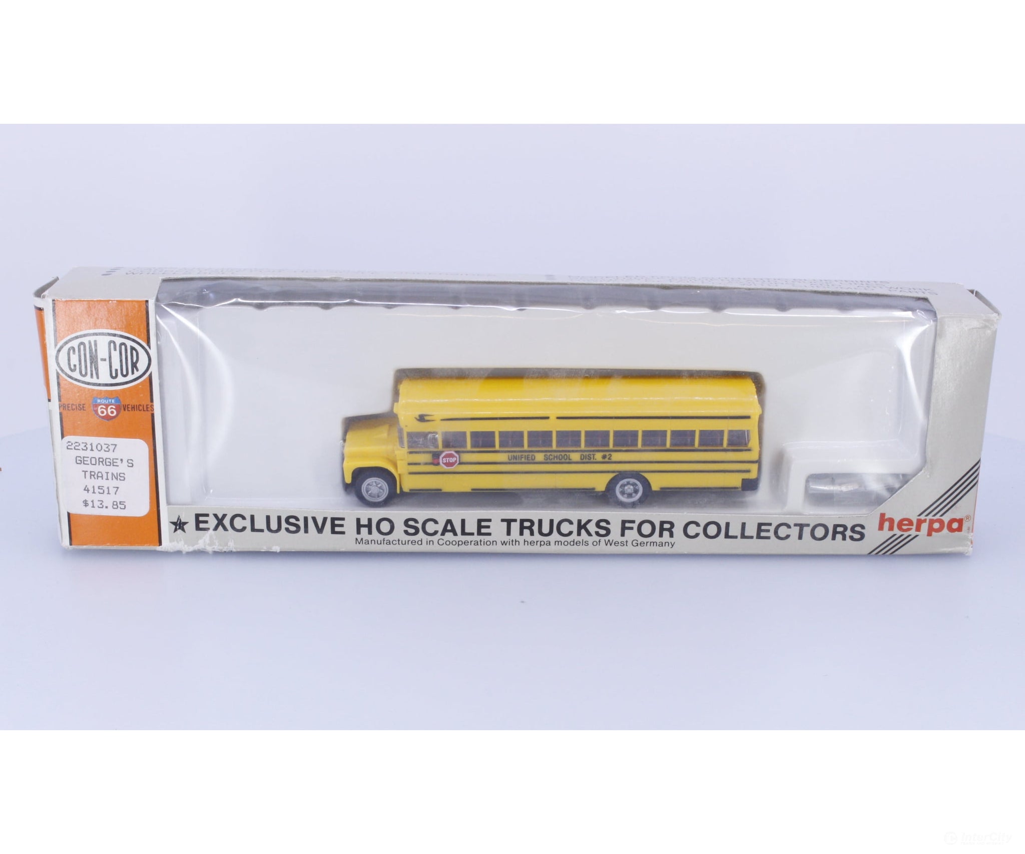 Herpa 0004-001037 HO Bluebird School Bus Cars & Trucks