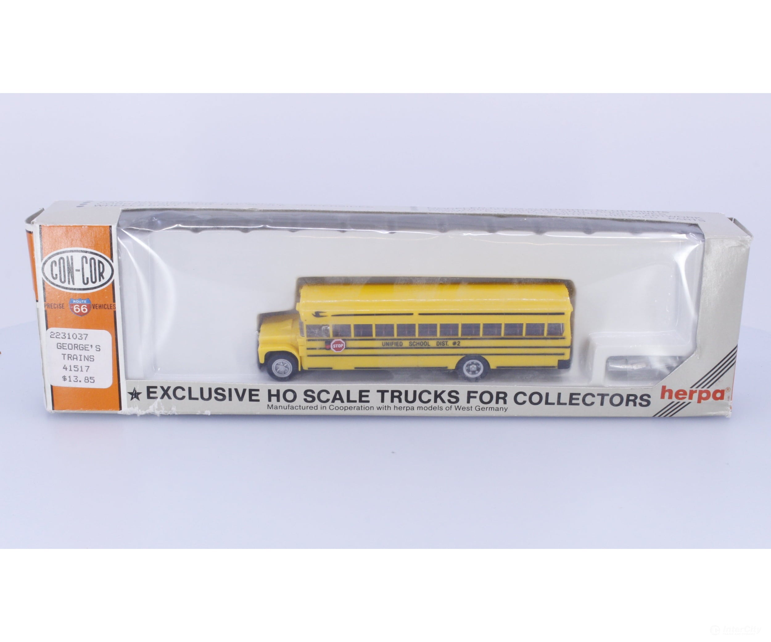 Herpa 0004-001037 HO Bluebird School Bus Cars & Trucks