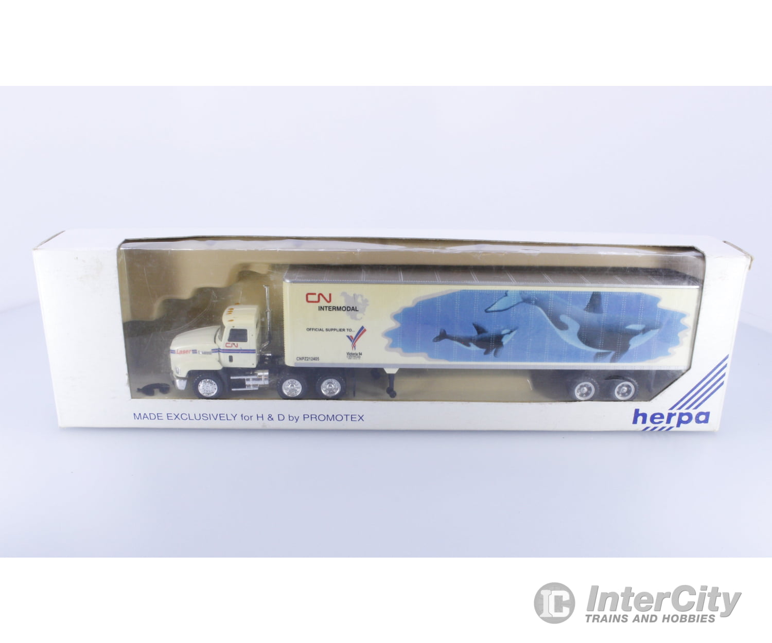 Herpa 2024 HO CN Intermodel Tractor And Trailer (B) Cars & Trucks