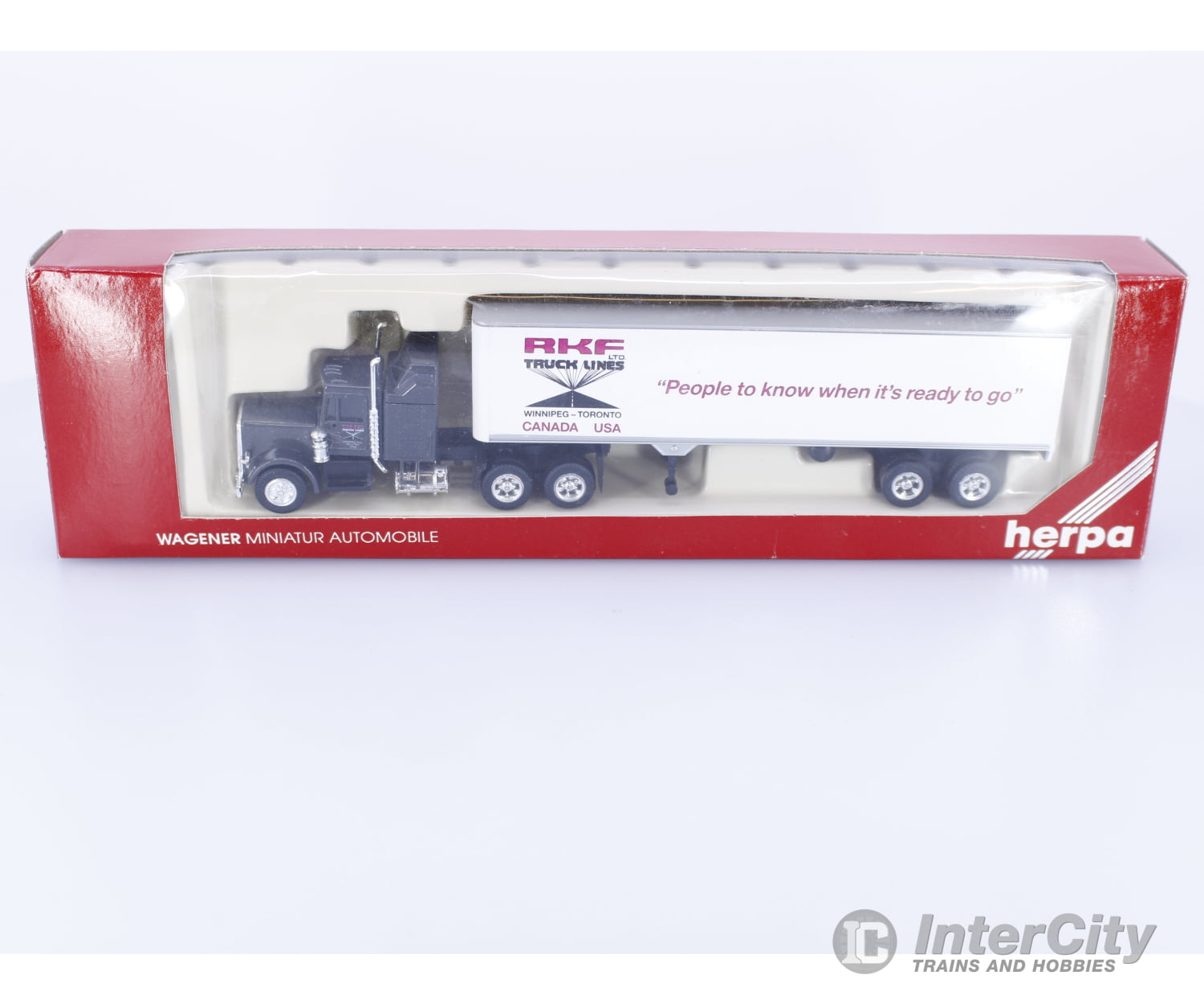 Herpa 6007 HO RFK Truck Lines Tractor And Trailer Vehicles