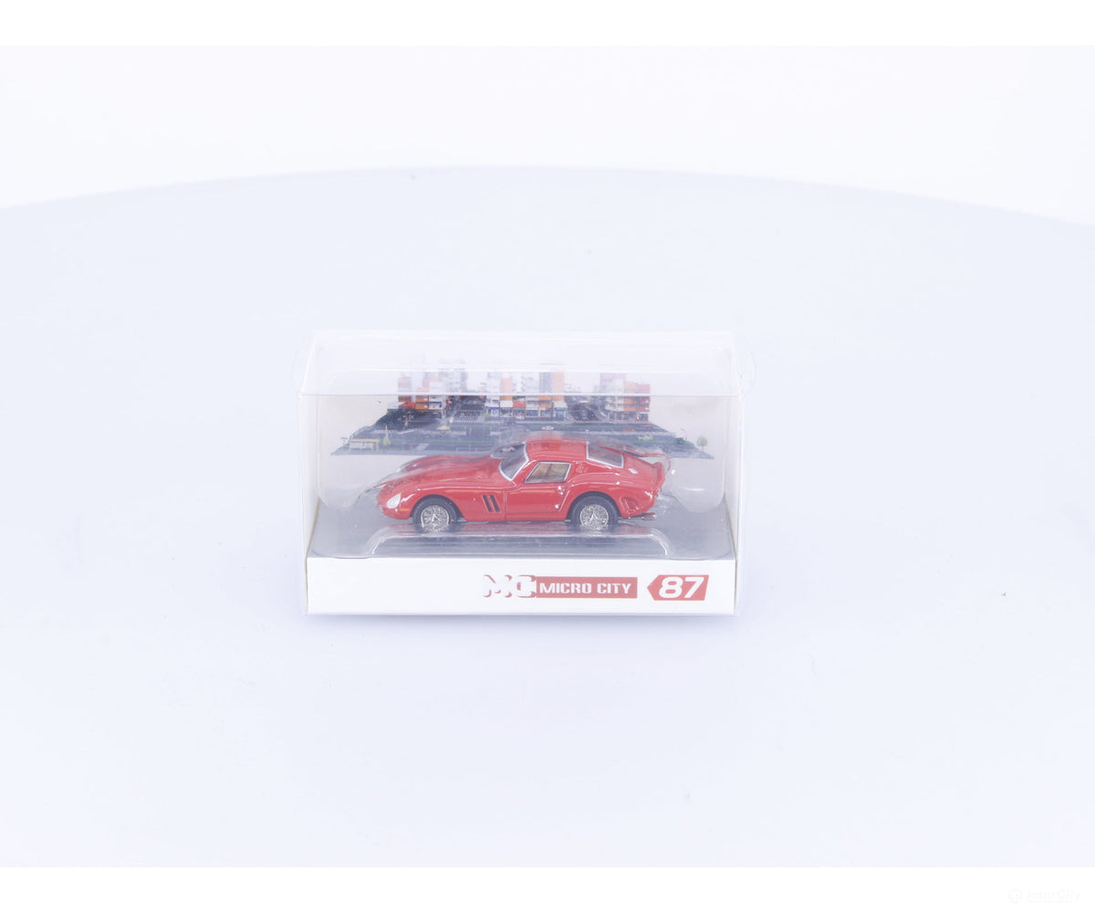 Herpa 87MC000057 HO Herpa Micro City Ferrari 250GTO Red - Cars & Trucks