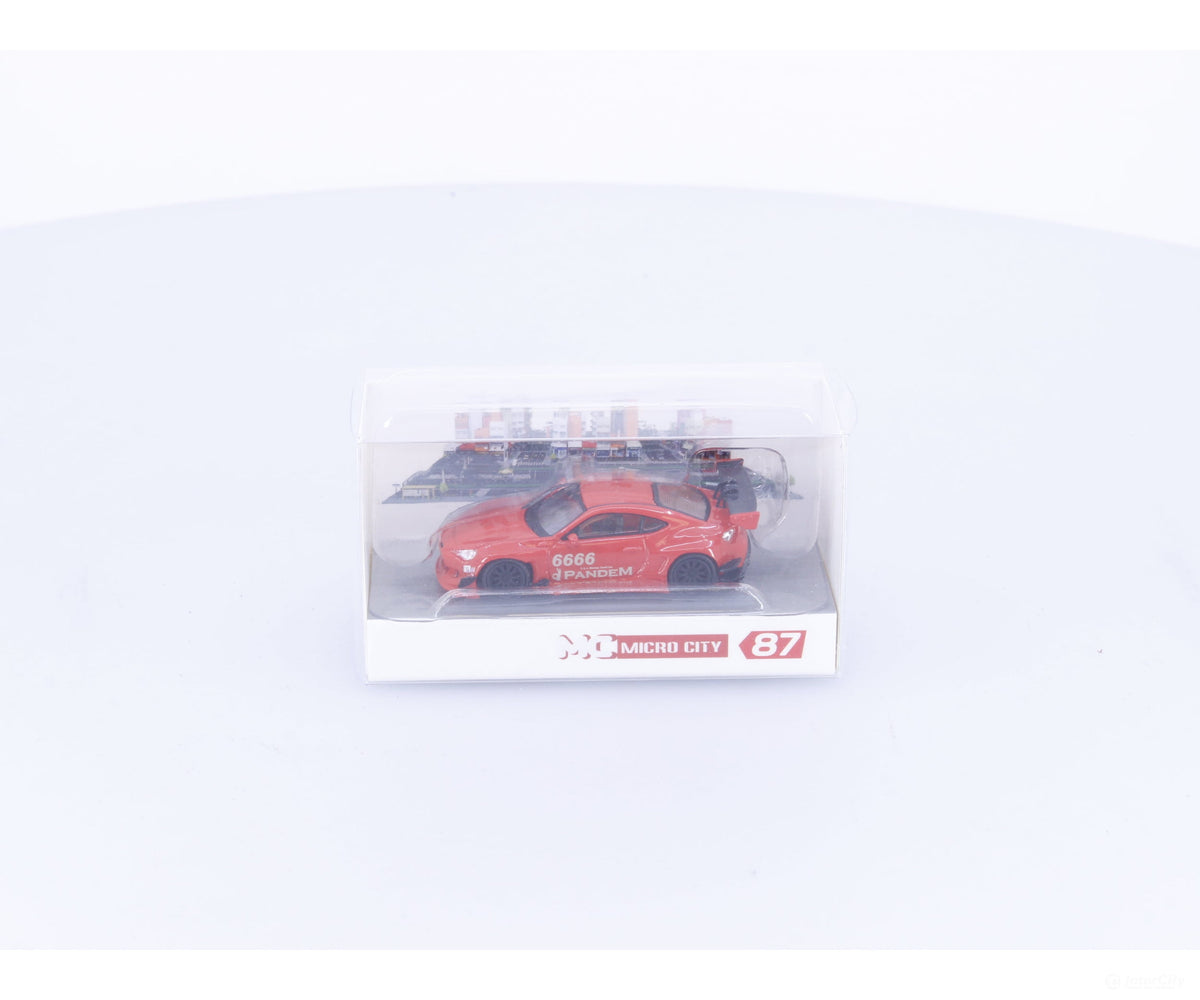 Herpa 87MC000074 HO Herpa Micro City Toyota GT86 Red - Cars & Trucks