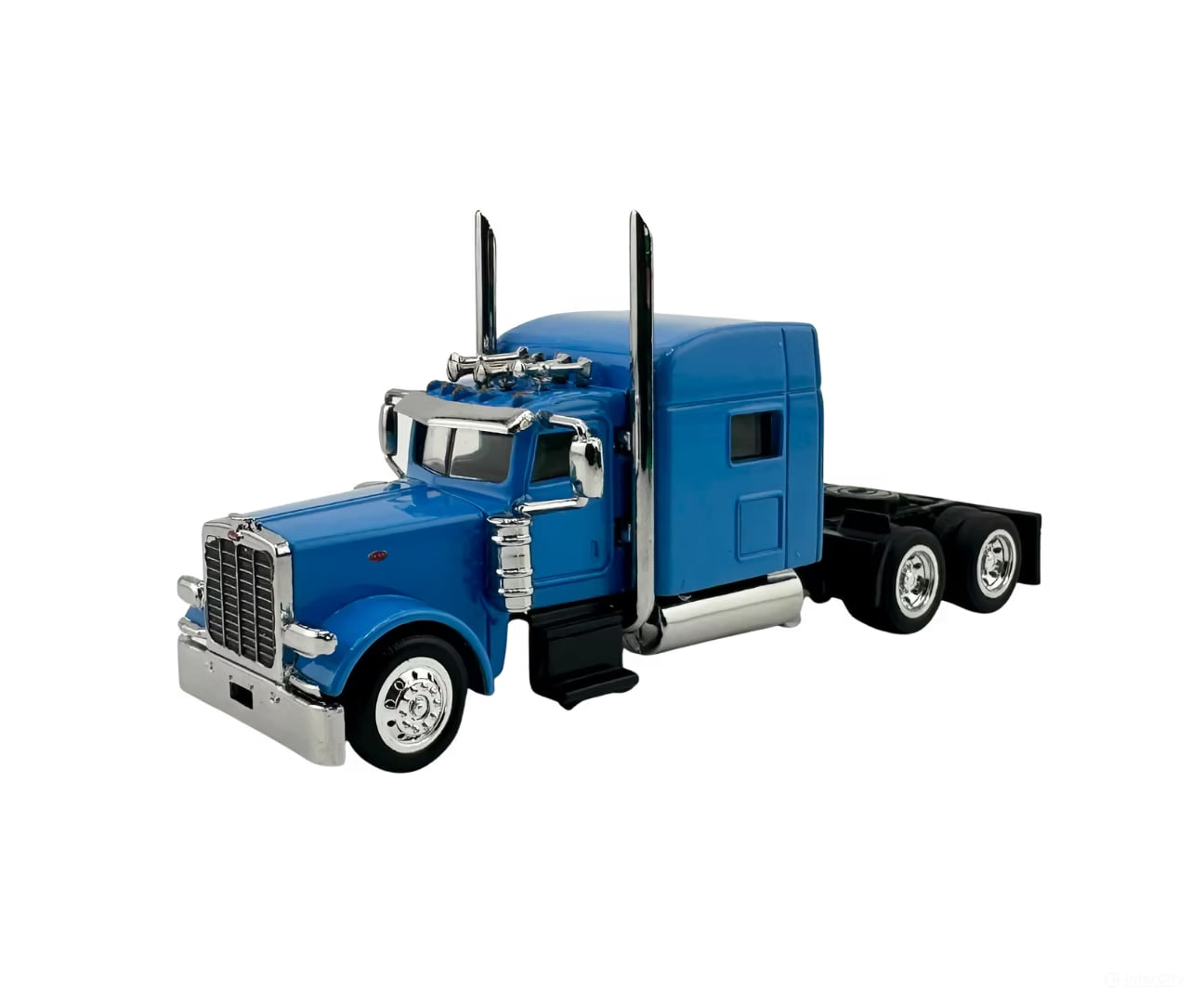 HO Logistics Replicas HO 38900 Peterbilt Sleeper Cab Tractor Only - Assembled - Baby Blue - Cars & Trucks