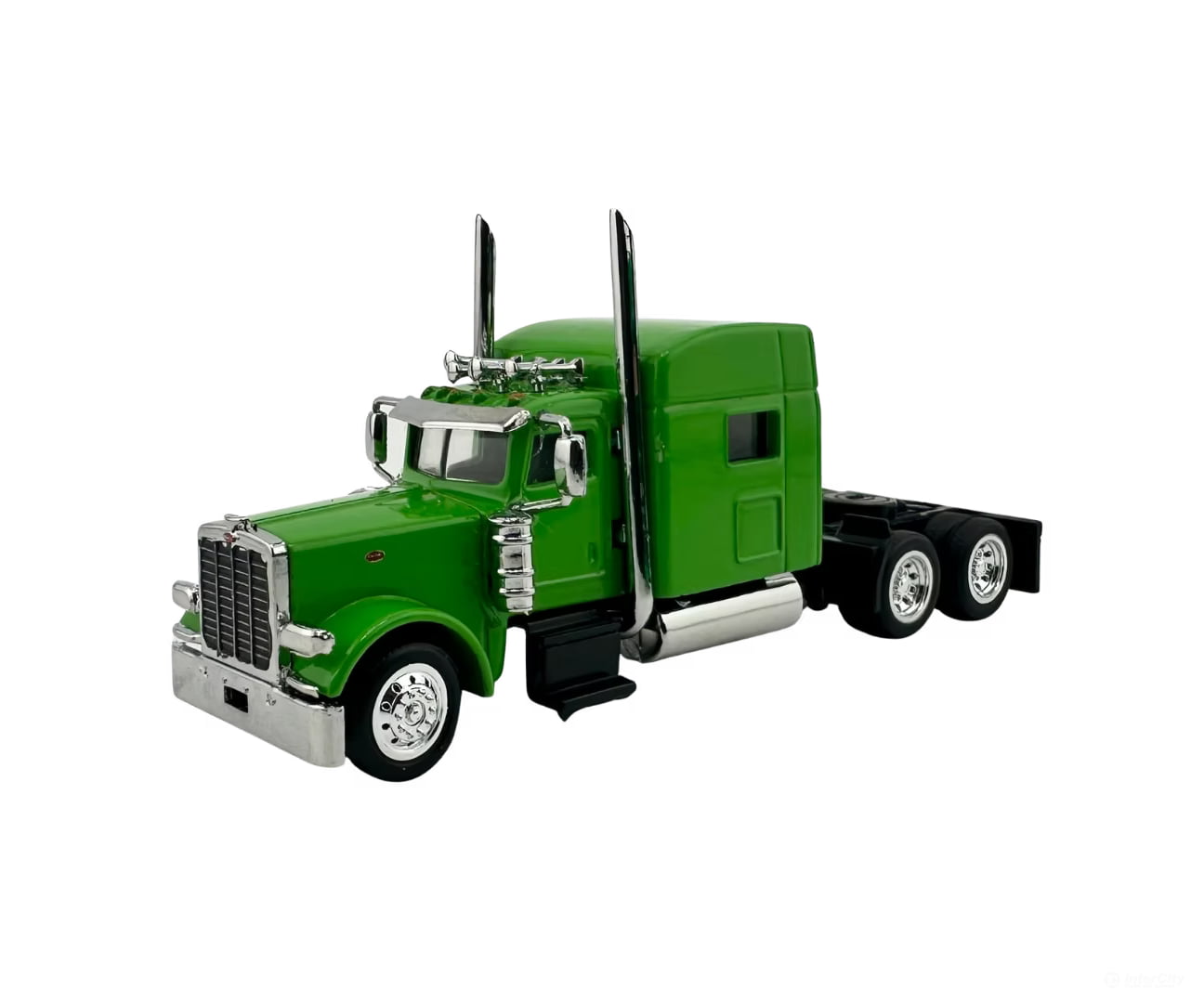HO Logistics Replicas HO 38904 Peterbilt Sleeper Cab Tractor Only - Assembled - Lime Green - Cars & Trucks