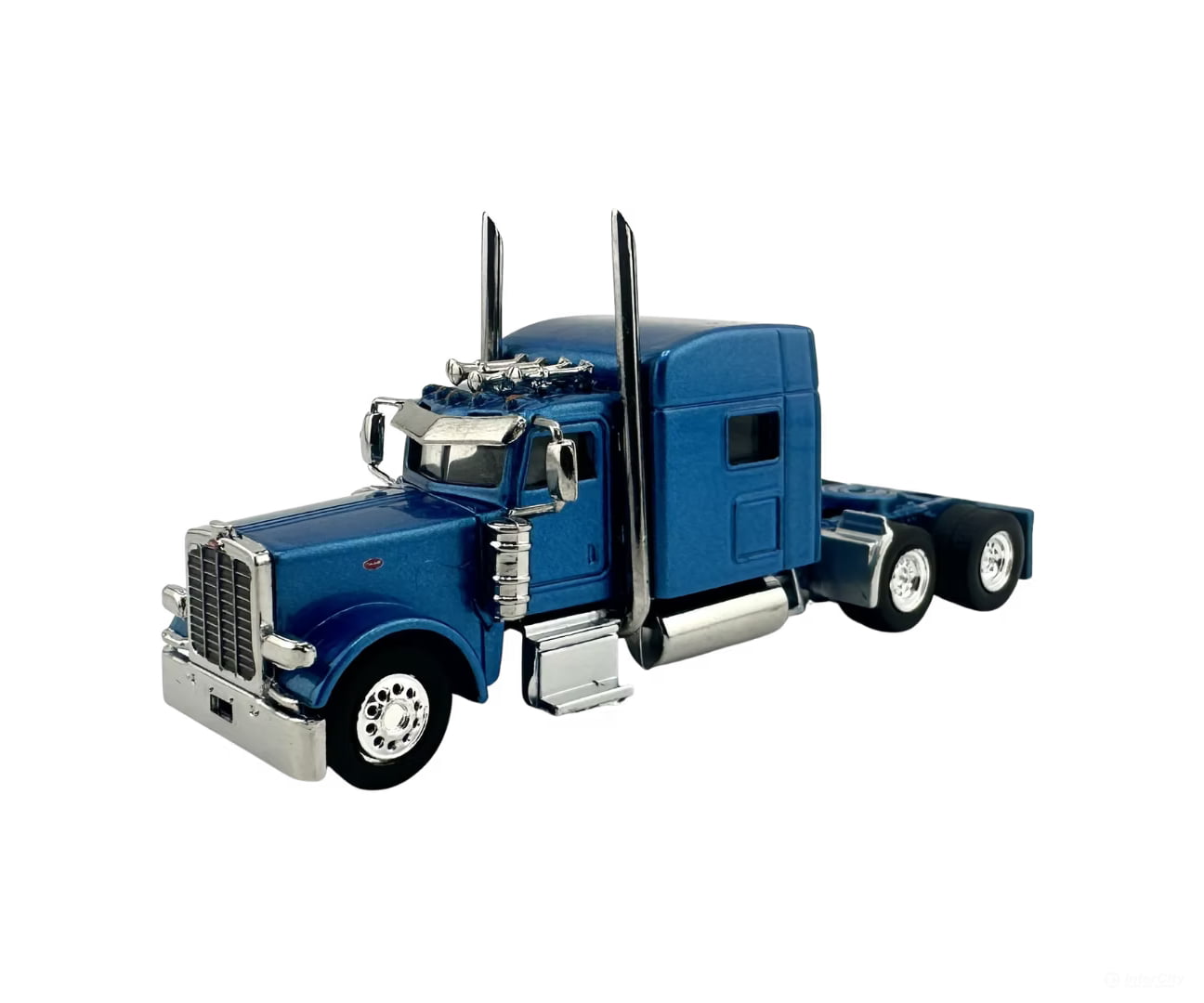 HO Logistics Replicas HO 38906 Peterbilt Sleeper Cab Tractor Only - Assembled - Metallic Blue - Cars & Trucks
