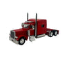 HO Logistics Replicas HO 38908 Peterbilt Sleeper Cab Tractor Only - Assembled - Red - Cars & Trucks