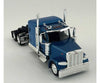 HO Logistics Replicas HO 589064 Peterbilt 589 72’’ Sleeper-Cab Semi Tractor - Assembled - Metallic Blue Cars & Trucks