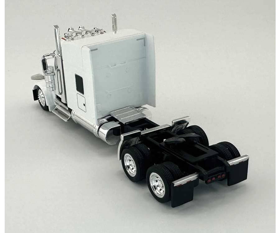 HO Logistics Replicas HO 589075 Peterbilt 589 Stand-Up Sleeper-Cab Semi Tractor - Assembled - White Cars & Trucks