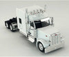 HO Logistics Replicas HO 589075 Peterbilt 589 Stand-Up Sleeper-Cab Semi Tractor - Assembled - White Cars & Trucks