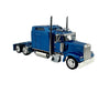HO Logistics Replicas HO W90006 Kenworth W900 Sleeper Cab Tractor Only - Assembled - Metallic Blue - Cars & Trucks
