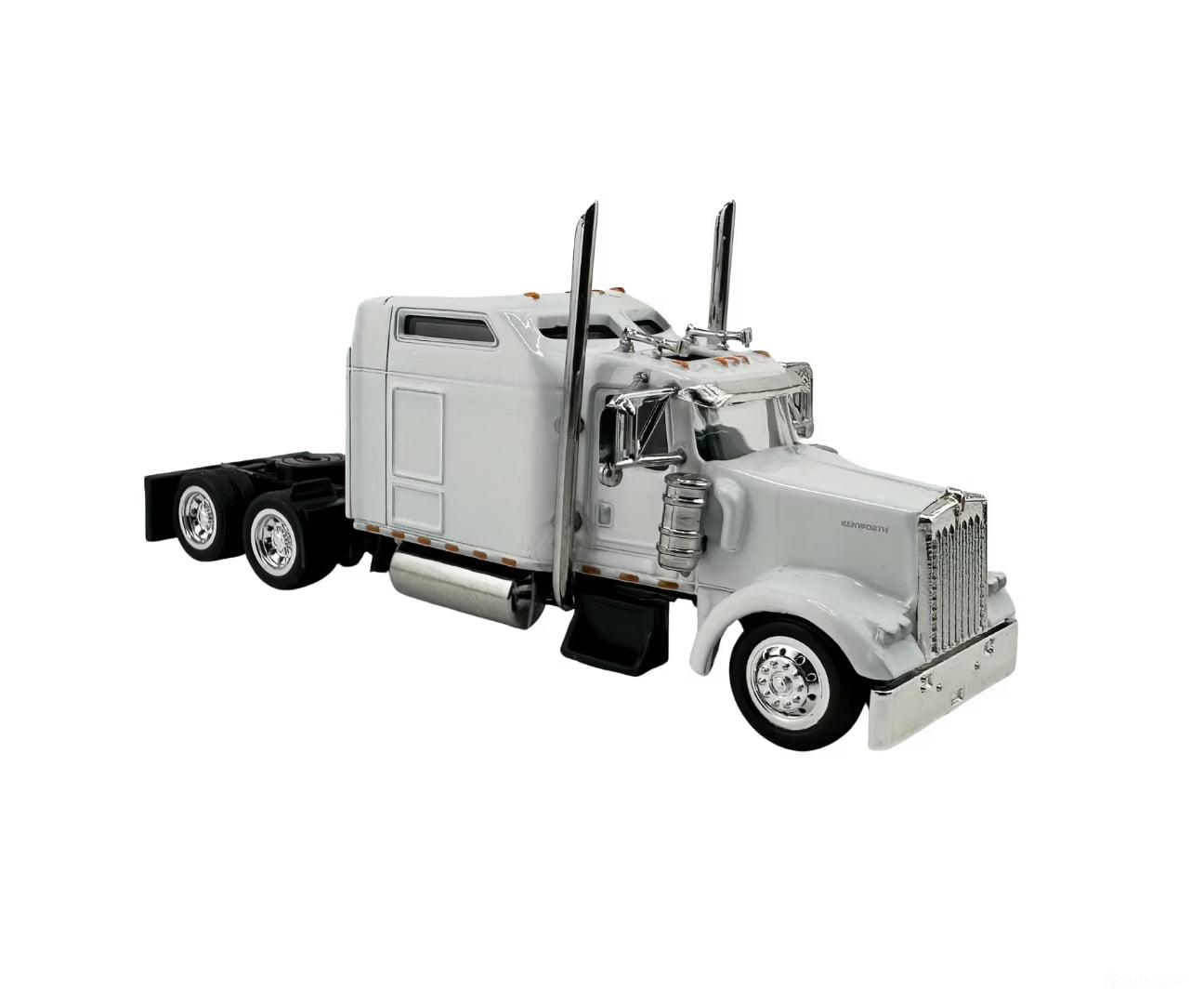 HO Logistics Replicas HO W90007 Kenworth W900 Sleeper Cab Tractor Only - Assembled - White - Cars & Trucks
