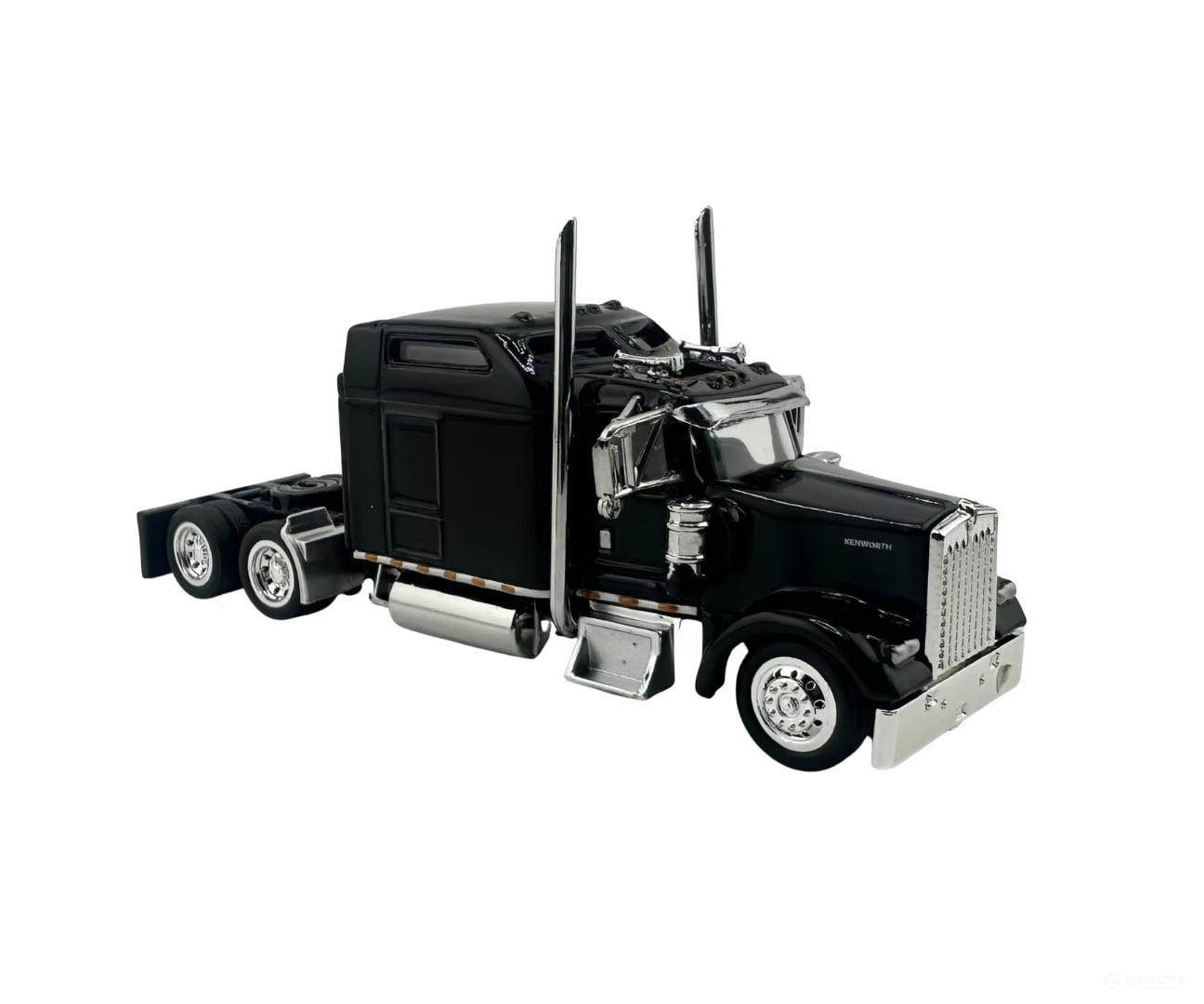 HO Logistics Replicas HO W90009 Kenworth W900 Sleeper Cab Tractor Only - Assembled - Black - Cars & Trucks