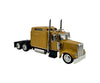 HO Logistics Replicas HO W90010 Kenworth W900 Sleeper Cab Tractor Only - Assembled - Yellow - Cars & Trucks