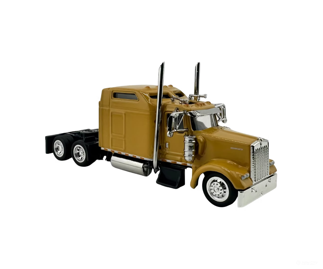 HO Logistics Replicas HO W90010 Kenworth W900 Sleeper Cab Tractor Only - Assembled - Yellow - Cars & Trucks