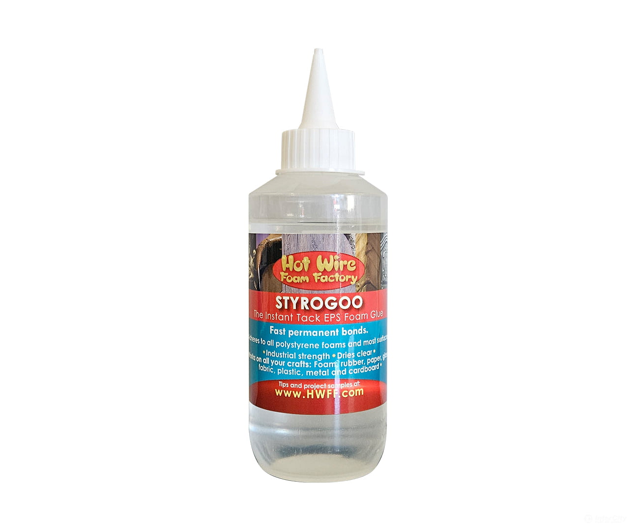 Hot Wire Foam Factory Dw028Sg-3.4 Styrogoo Glue - 8.5Oz Glues & Adhesives