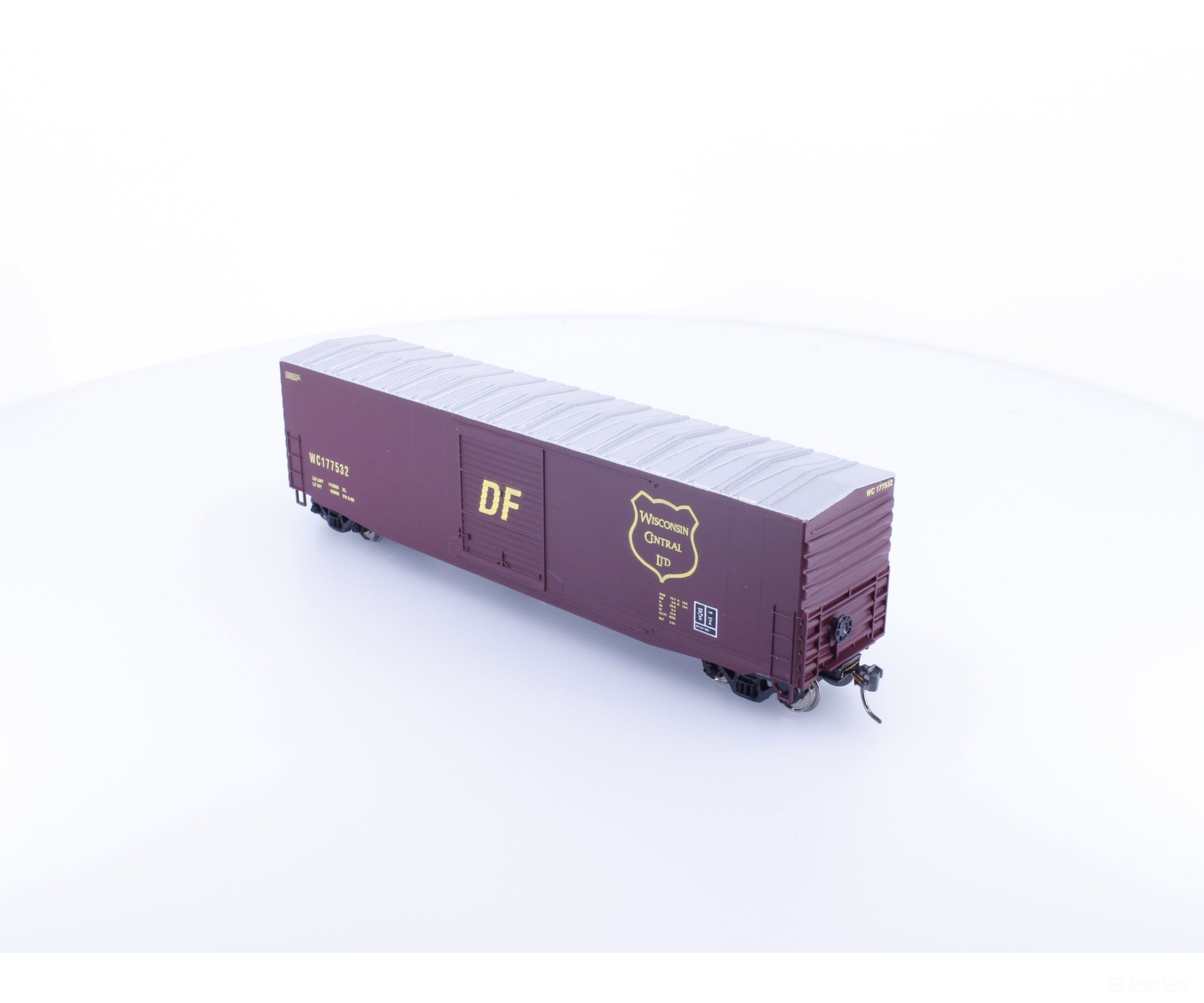 Hubert’s HMR1102 HO PS1 50’ Single Door Box Car Wisconsin Central (WC) WC177532 Freight Cars