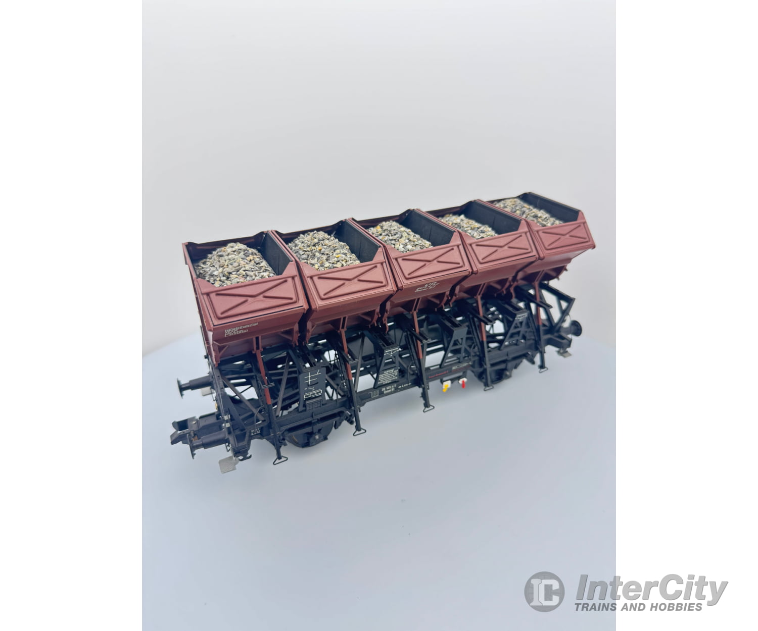 Hubner 20221B 1-Gauge Dump Wagon Omni 51 605477 Without Brake Platform European Freight Cars