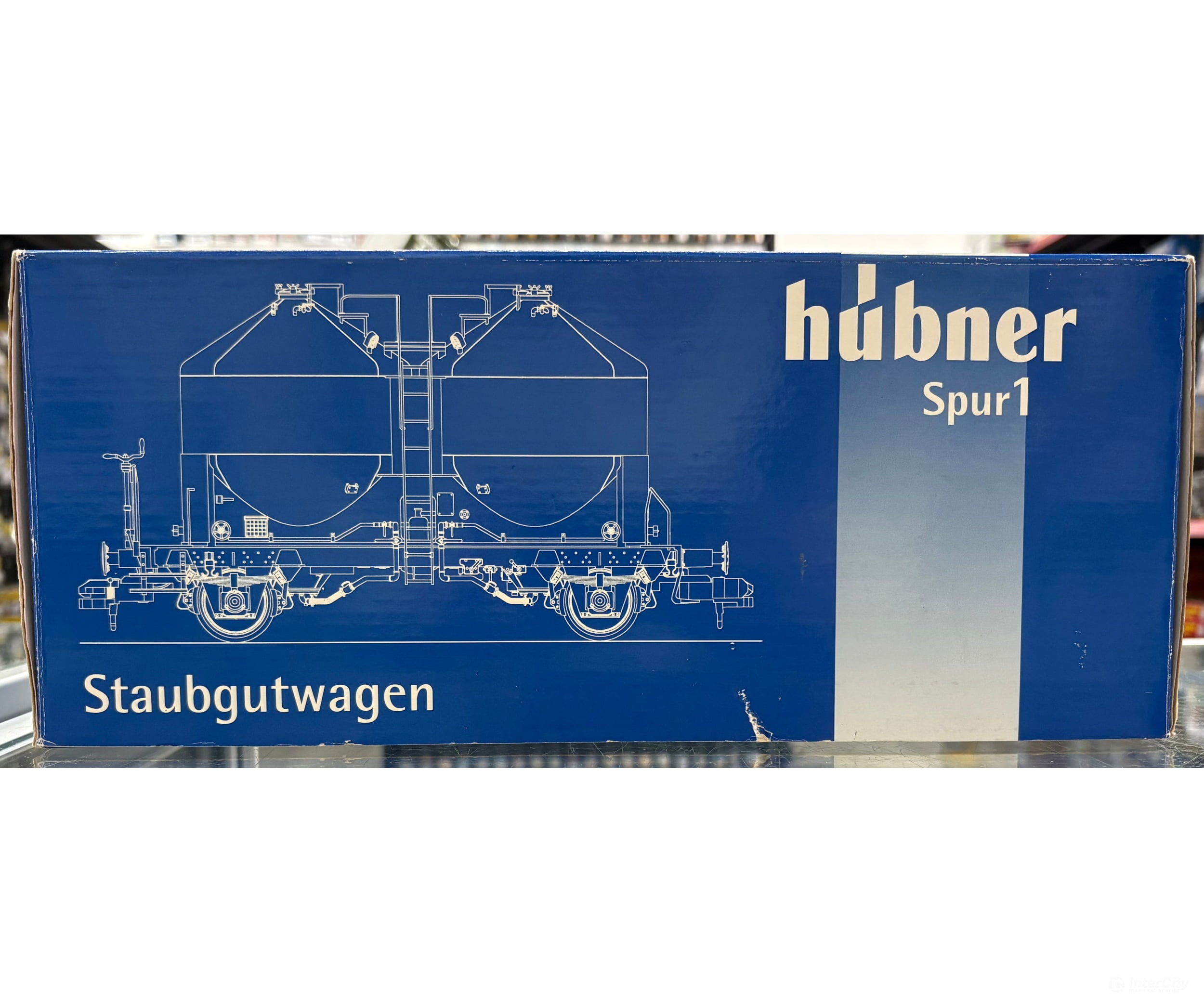 Hubner 2036 1-Gauge Silo Wagen Kds 56 without Brakeman’s platform DB - European Freight Cars