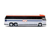 Iconic Replicas Ho 1984 Mci Mc-9 Motorcoach Bus - Assembled Canadian National (Silver White Blue