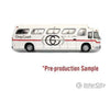 Iconic Replicas Ho 870281 1966 Gm 4107 Motorcoach Bus - Assembled -- Gray Coach (Pearson Airport;