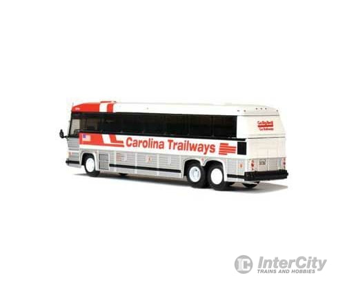 Iconic Replicas Ho 870326 1984 Mci Mc-9 Motorcoach Bus - Assembled -- Carolina Trailways (Silver