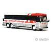 Iconic Replicas Ho 870326 1984 Mci Mc-9 Motorcoach Bus - Assembled -- Carolina Trailways (Silver