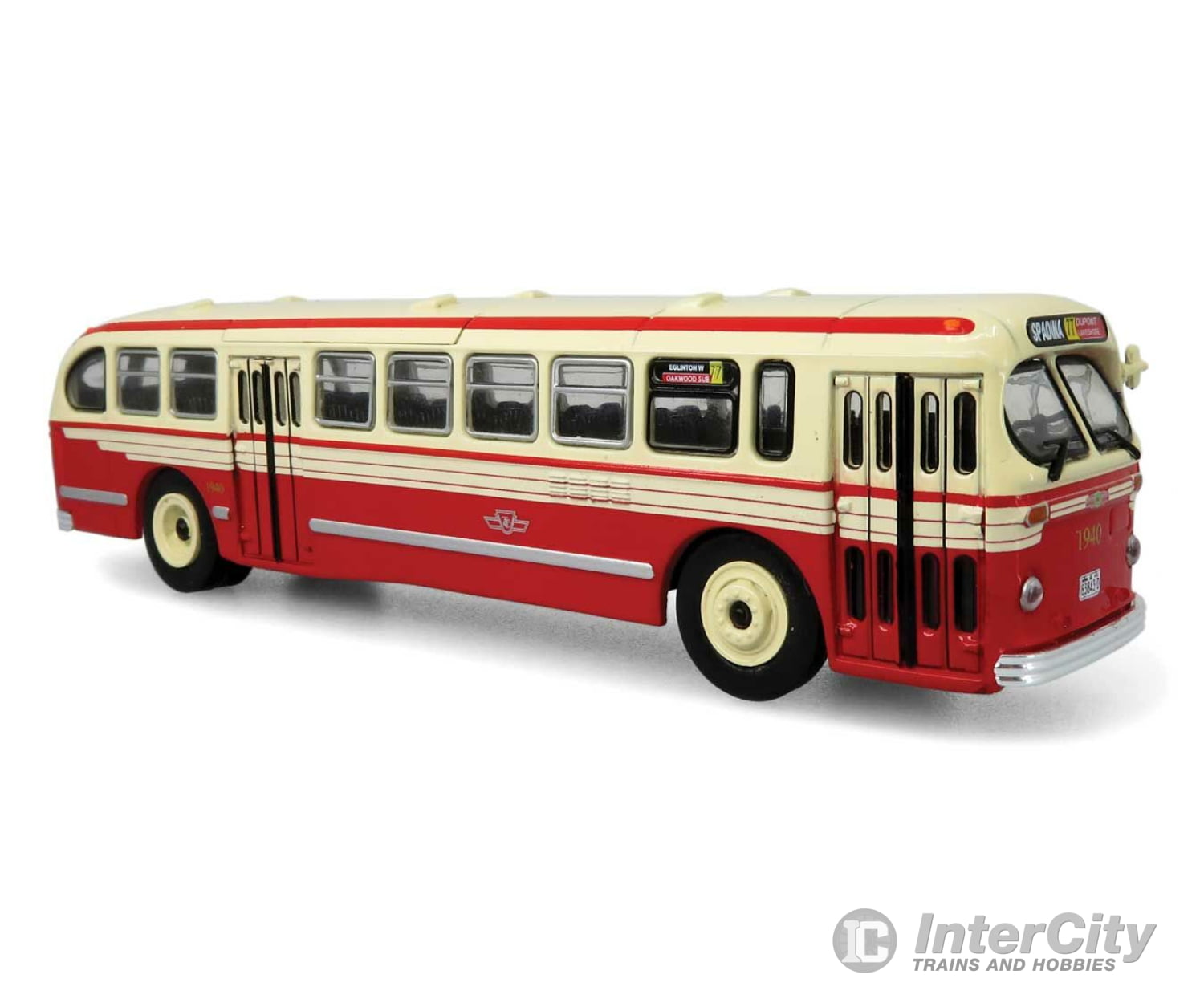 Iconic Replicas Ho 870373 1940S-1950S Acf Brill Cd-44 Transit Bus - Assembled -- Toronto Commission