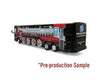 Iconic Replicas 870404 Vanhool Cx-45 Motorcoach Bus - Assembled -- Empire Coach Lines (Black Gray