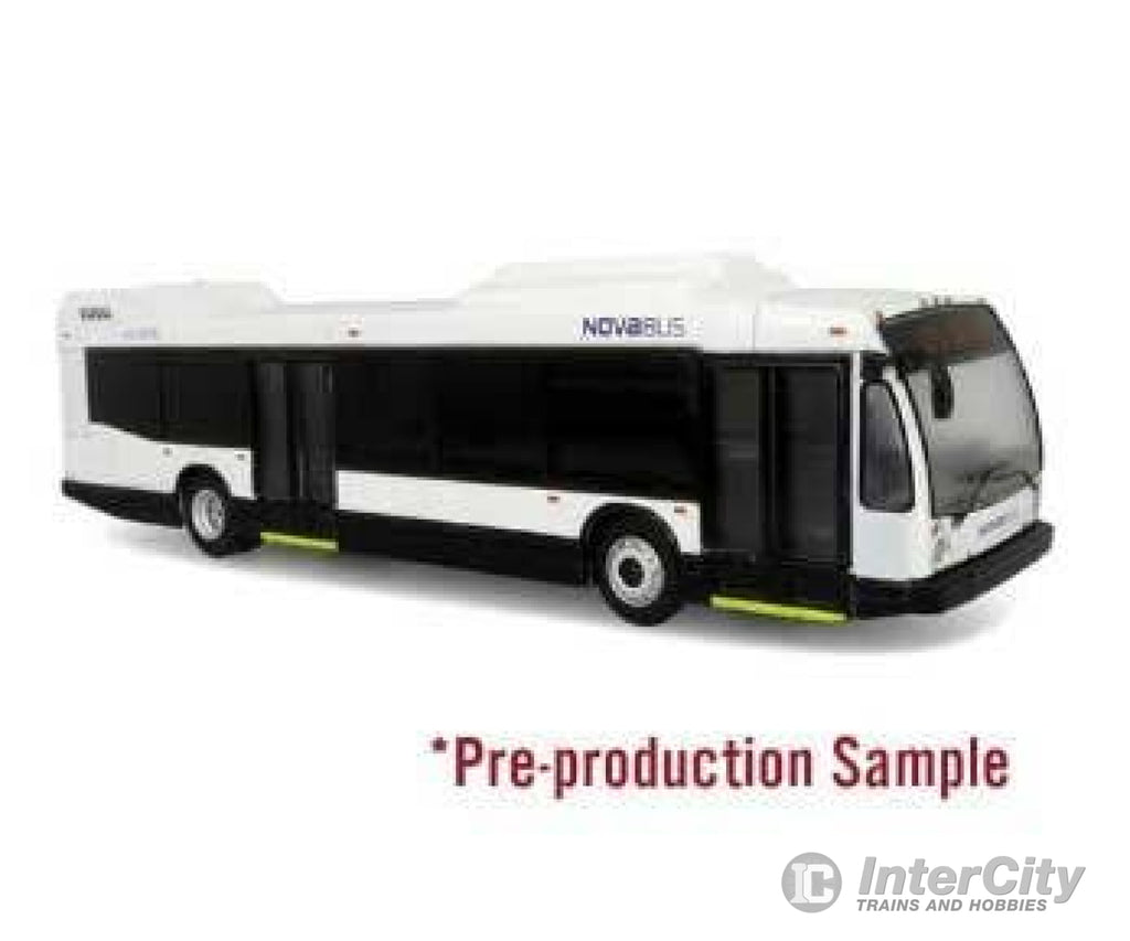 Iconic Replicas Ho 870502 Nova Bus Lfsd Transit - Assembled Painted Unlettered (White Silver) Cars