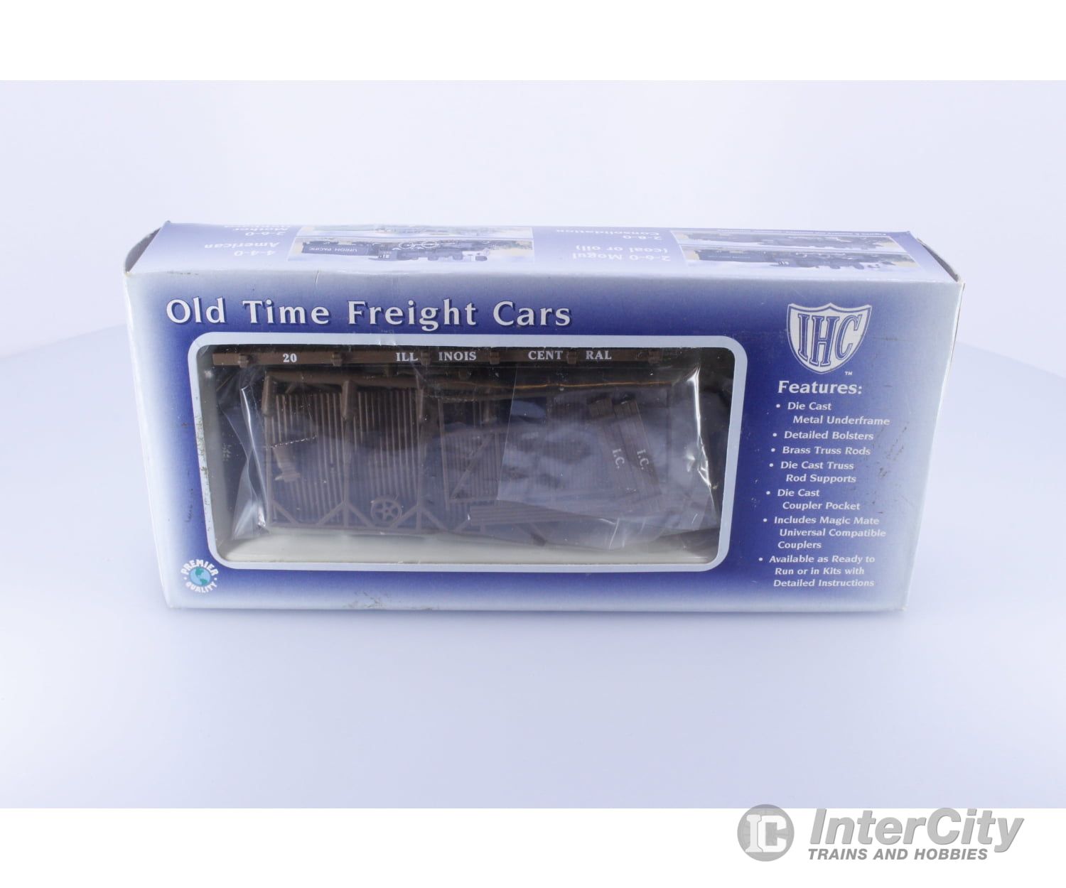 IHC 8243 HO Freight Car Kit Illinois Central (IC) 20 Freight Cars