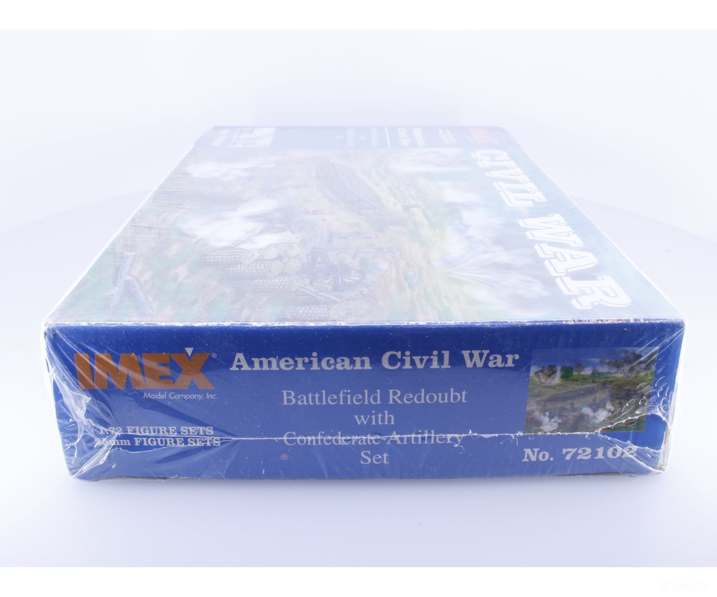 IMEX 72102 OO American Civil War Battlefield Redoubt with Confederate Artillery Set #1 Figures