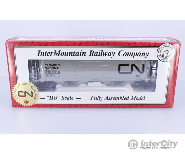 InterMountain 1086D HO 4 Bay Cylindrical Hopper PWRS Limited Edition Canadian National (CN) 379442 Freight Cars