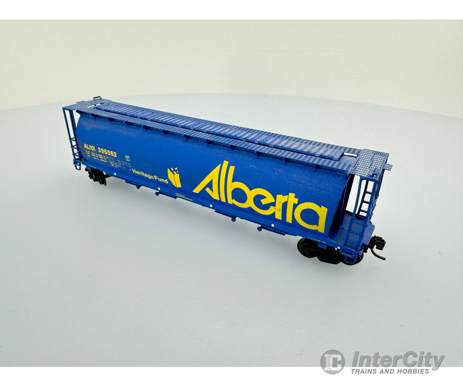 Intermountain 396062 N 4 Bay Cylindrical Hopper Alberta (Alnx) Freight Cars