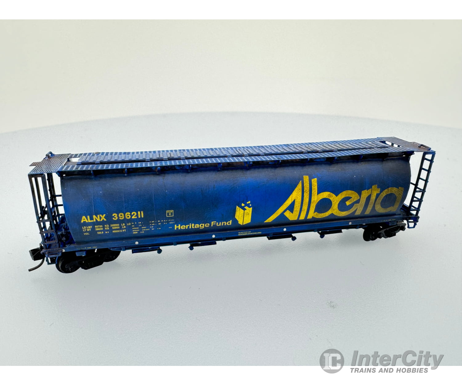 Intermountain 396211 N 4 Bay Cylindrical Hopper Alberta (Alnx) Freight Cars