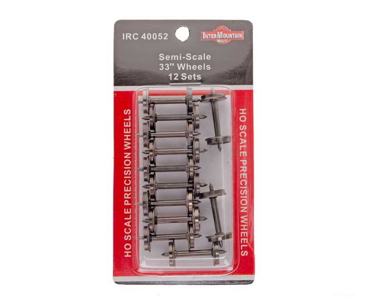 Intermountain 40052 Ho Semi Scale Metal Wheelsets 33 Pack Of 12 Parts
