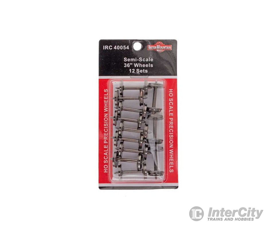 Intermountain 40054 Ho Semi Scale Metal Wheelsets 36 Pack Of 12 Parts