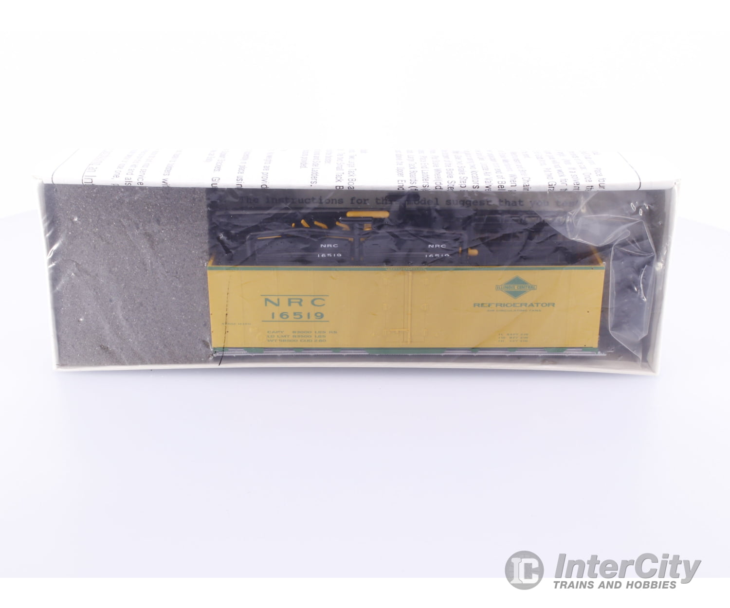 InterMountain 40518-09 HO Steel Sided Ice Bunker Kit Illinois Central (IC) 16519 Freight Cars