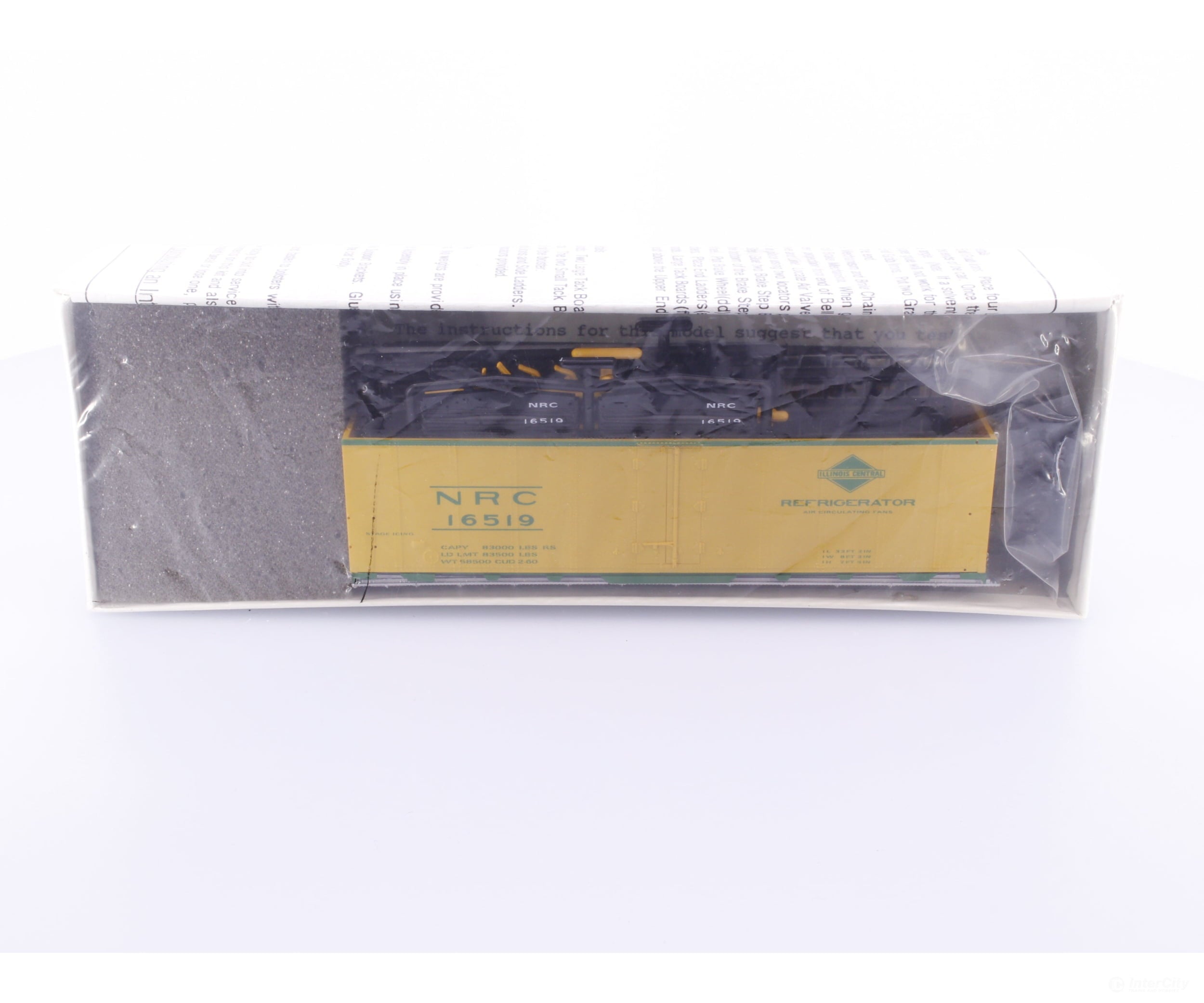 InterMountain 40518-09 HO Steel Sided Ice Bunker Kit Illinois Central (IC) 16519 Freight Cars