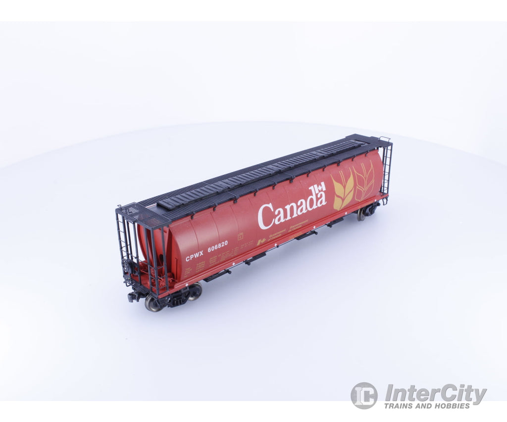 InterMountain 45102-152 HO Cylindrical Covered Hopper Red Canada Canadian Wheat Board (CNWX) 606820 Freight Cars