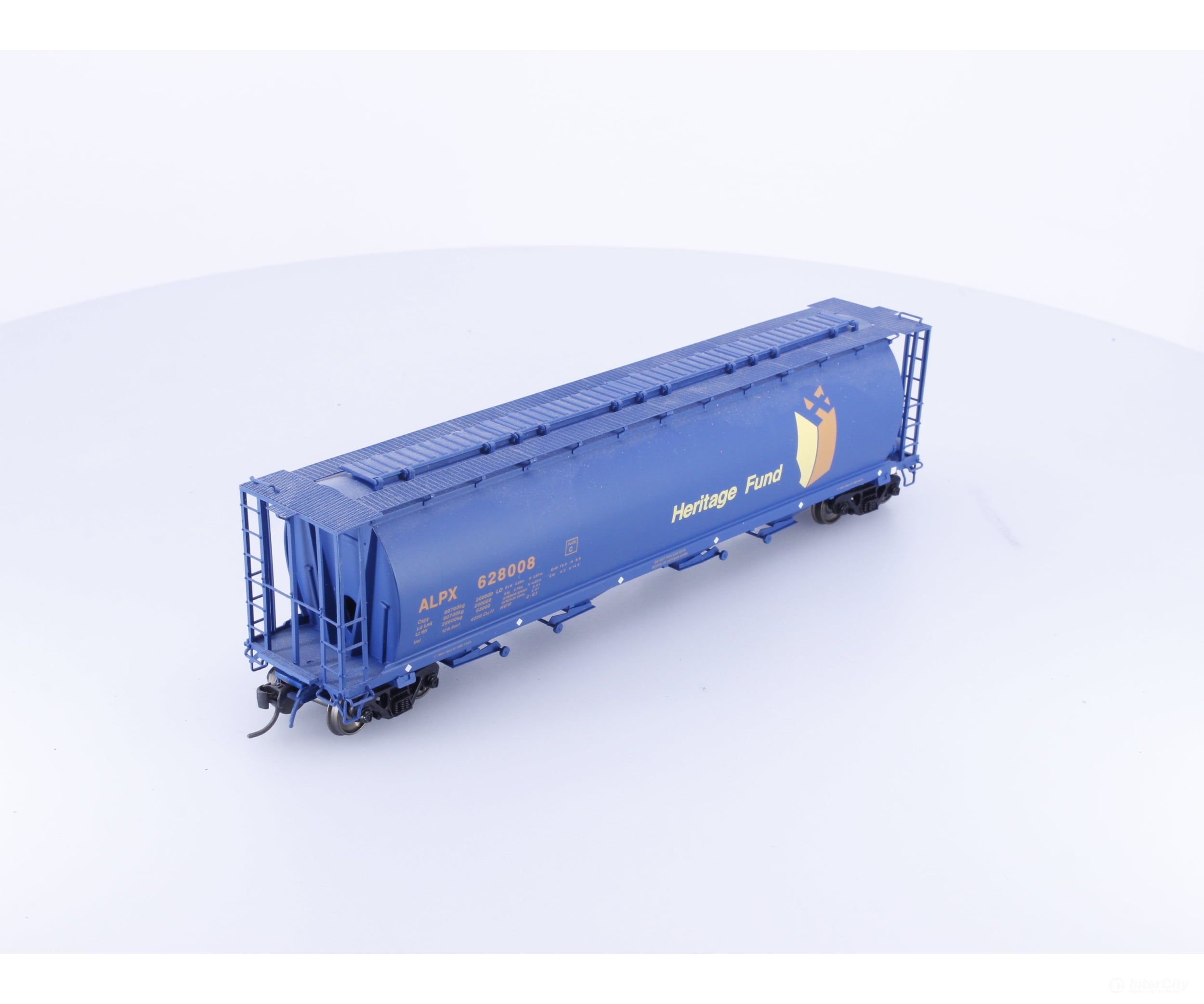 InterMountain 45104-19 HO 4 Bay Cylindrical Hopper Trough Hatch Version Alberta Heritage (ALPX) Alberta (ALNX) 628008