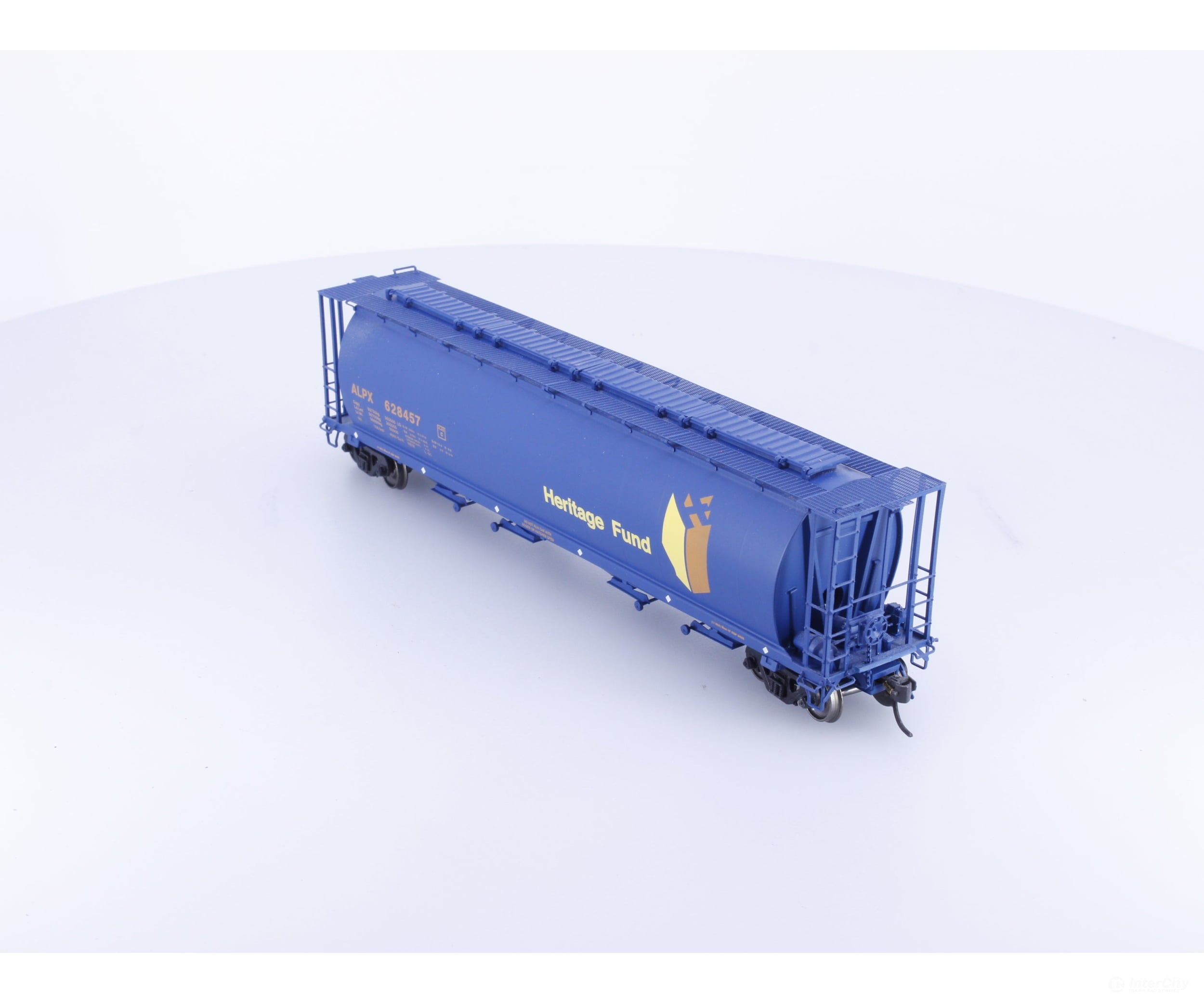 InterMountain 45104-28 HO 4 Bay Cylindrical Hopper Alberta Heritage (ALPX) Alberta (ALNX) 628457 - Freight Cars