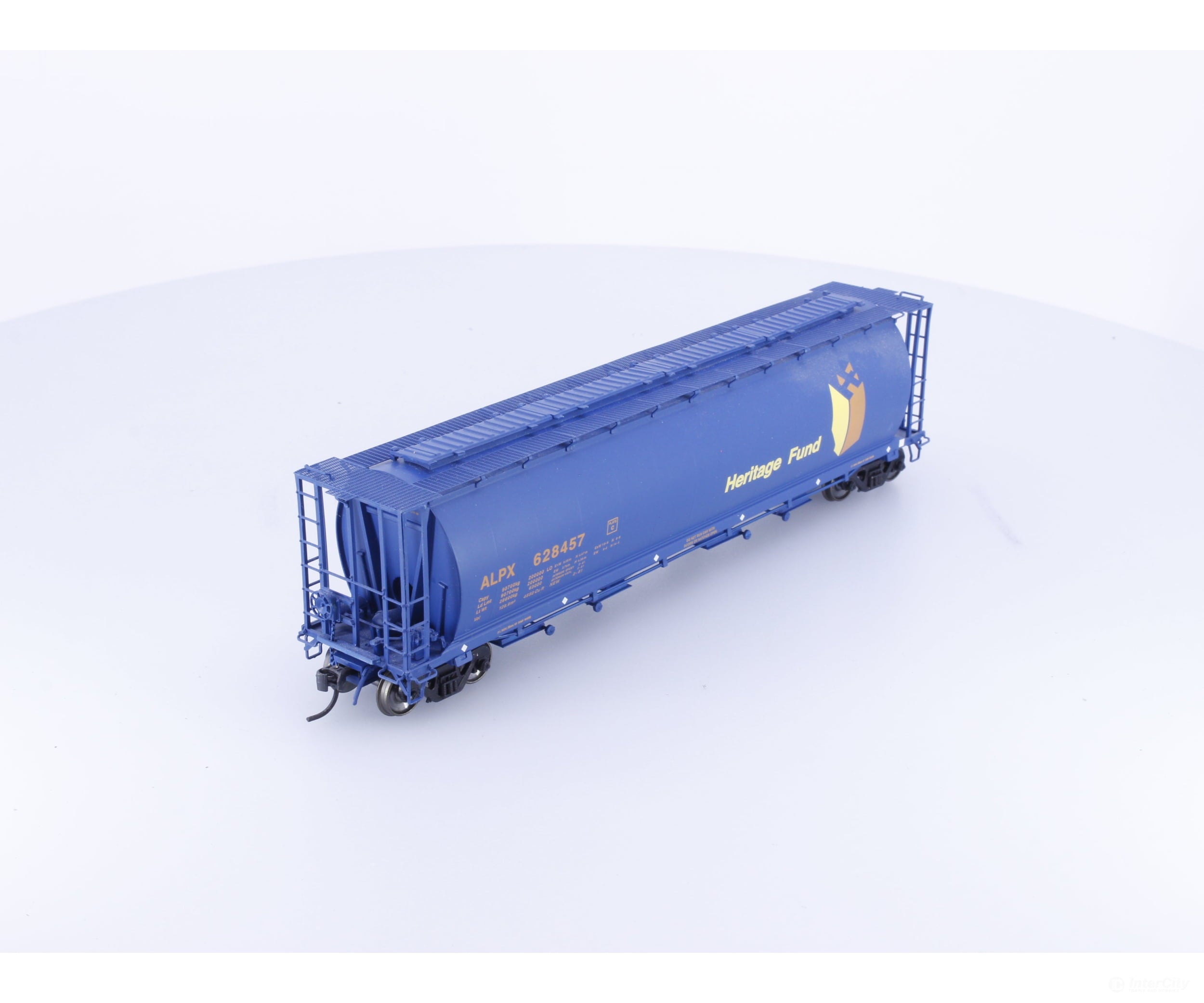 InterMountain 45104-28 HO 4 Bay Cylindrical Hopper Alberta Heritage (ALPX) Alberta (ALNX) 628457 - Freight Cars