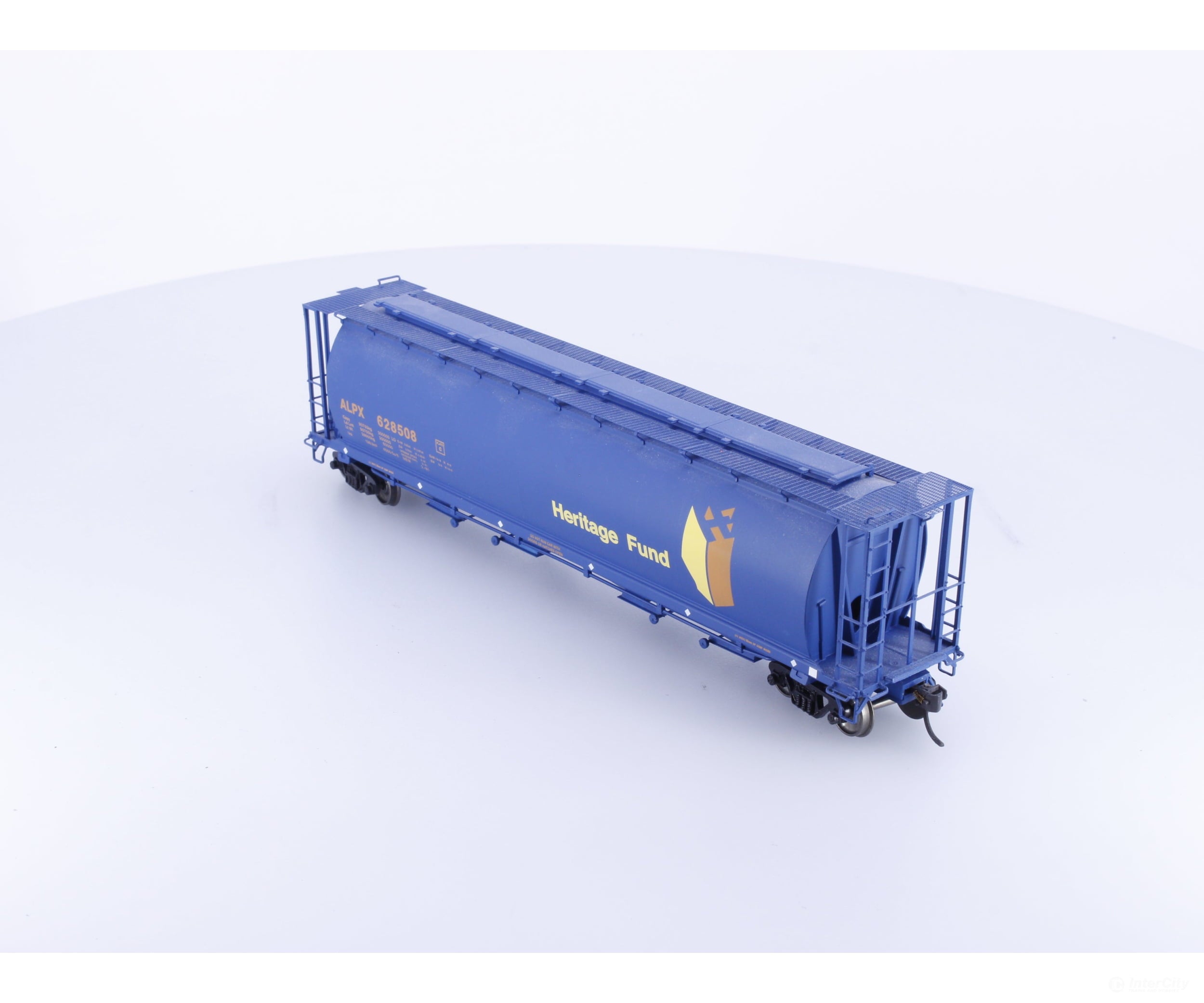 InterMountain 45104-29 HO 4 Bay Cylindrical Hopper Alberta Heritage (ALPX) Alberta (ALNX) 628508 - Freight Cars