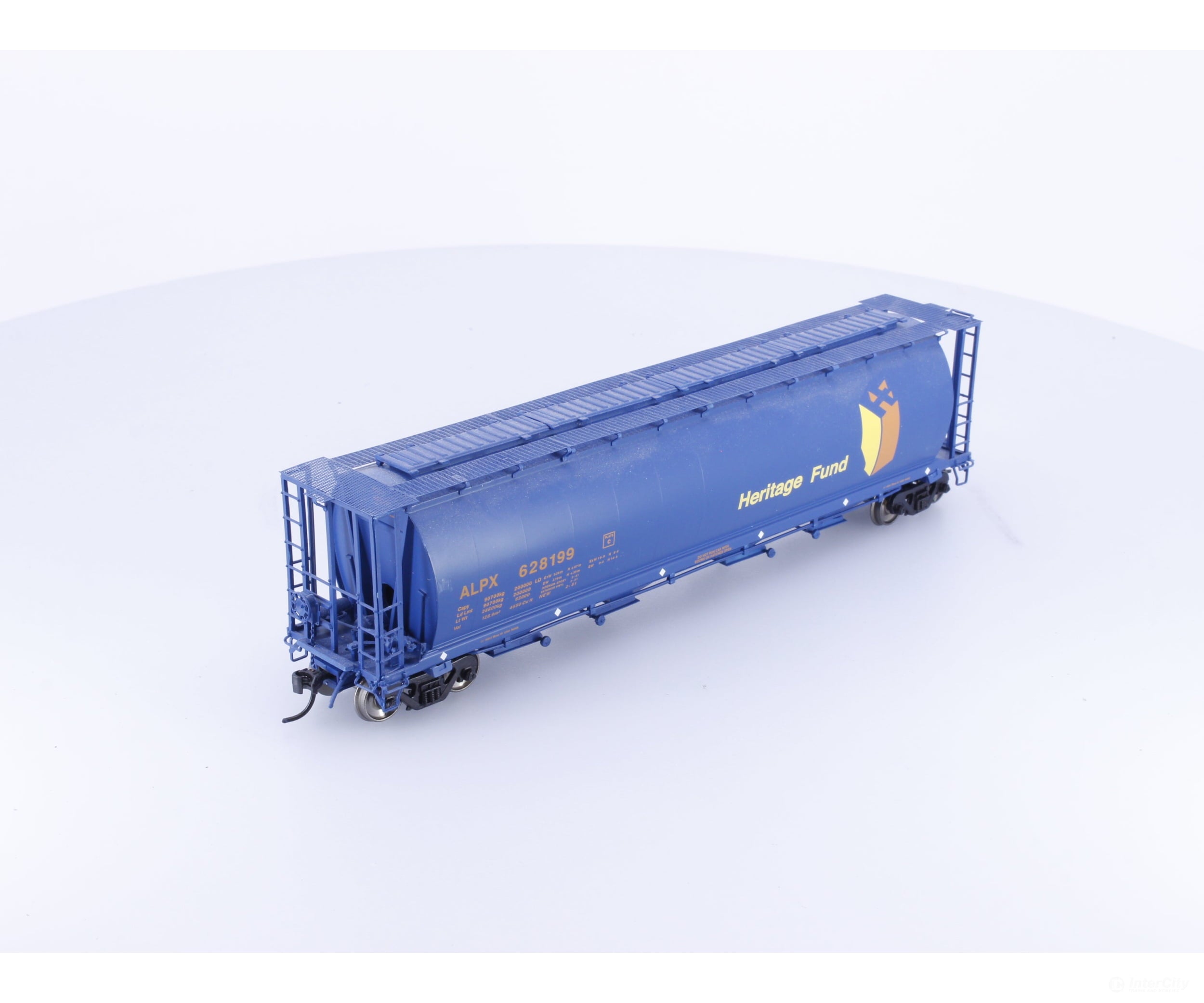 InterMountain 45104-36 HO 4 Bay Cylindrical Hopper Alberta Heritage (ALPX) Alberta (ALNX) 628199 - Freight Cars