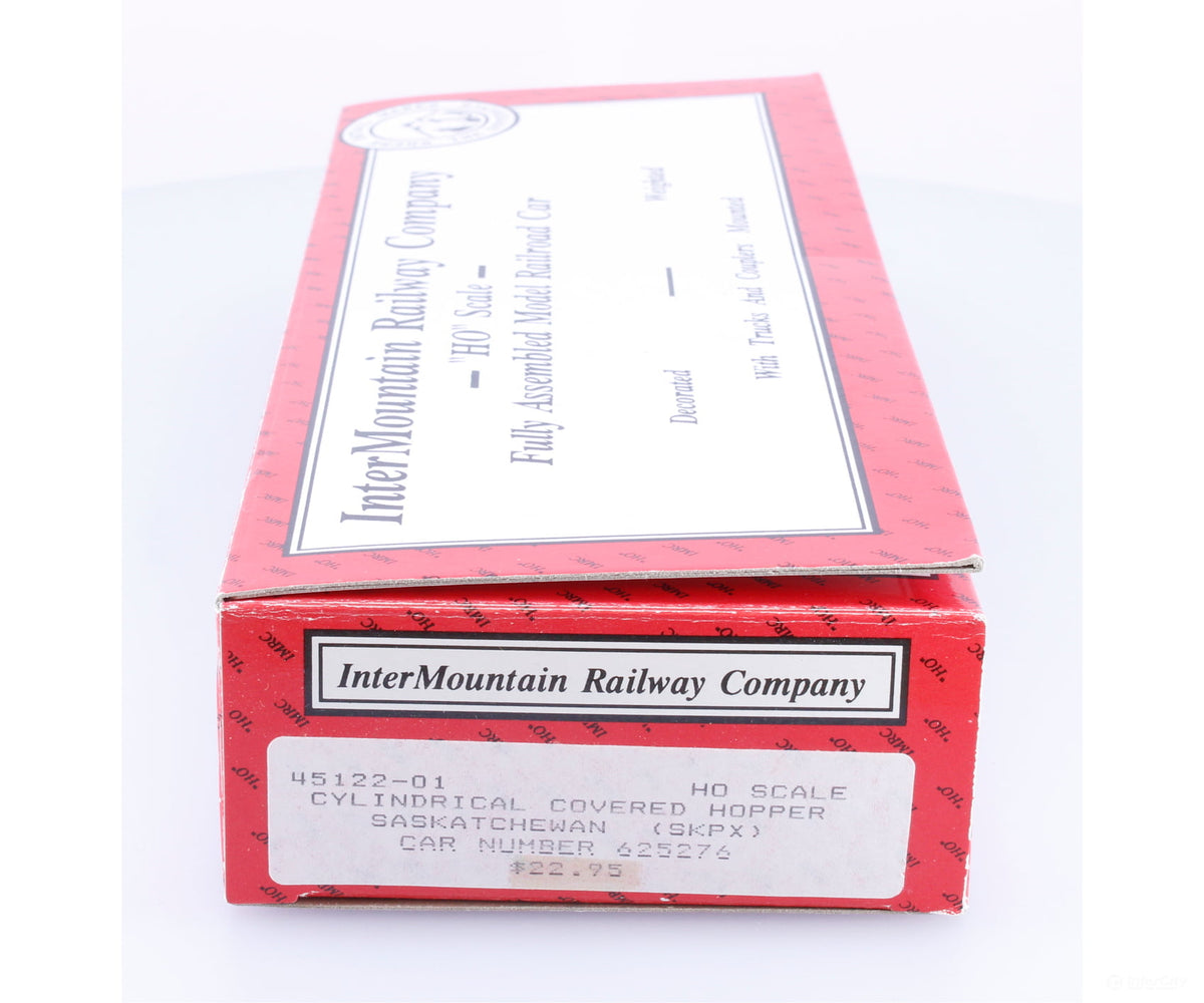 Intermountain 45122-01 HO 4 Bay Cylindrical Covered Hopper Saskatchewan(SKPX) 625276 - Freight Cars
