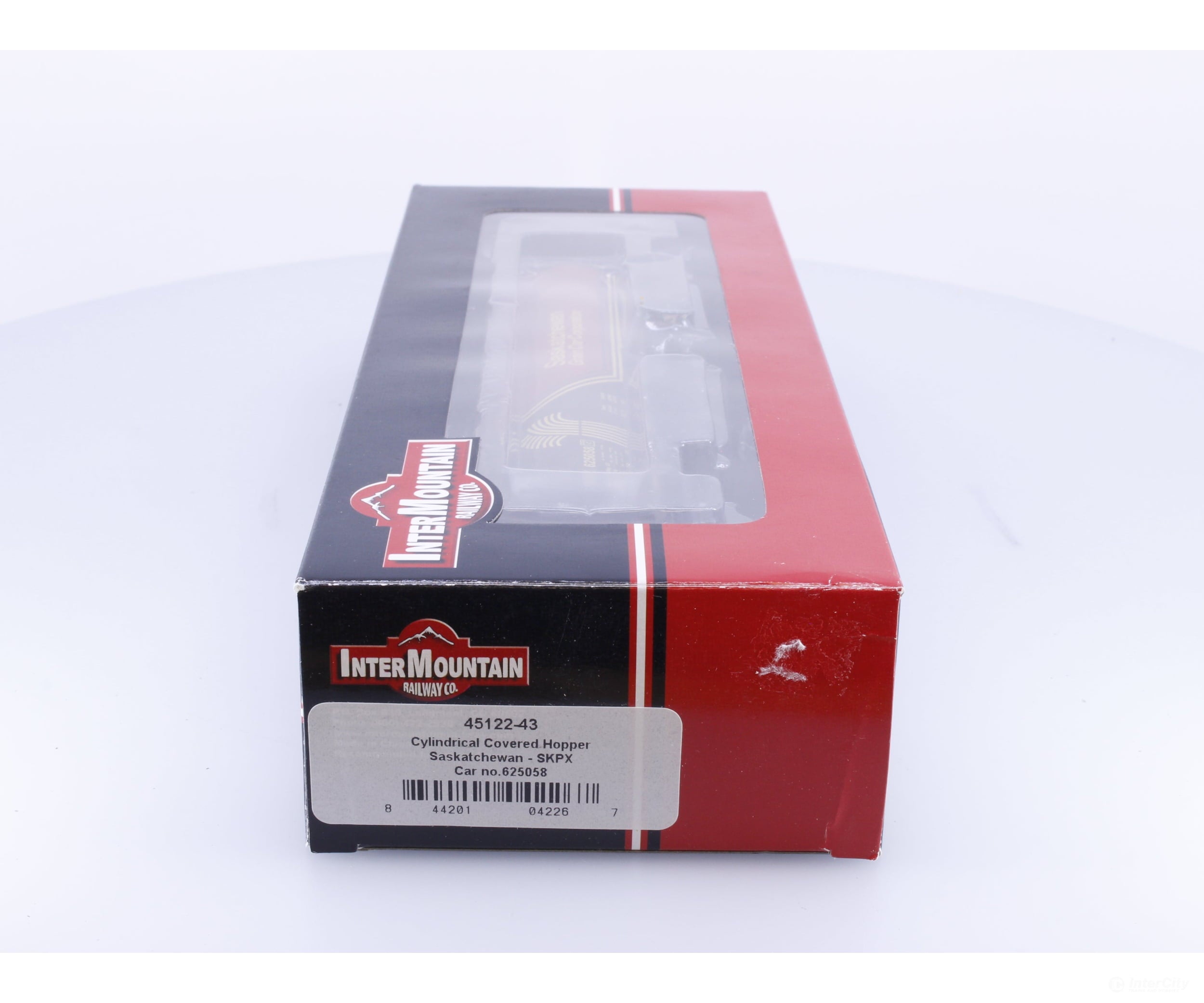 InterMountain 45122-43 HO 4 Bay Cylindrical Hopper Saskatchewan (SKNX) 625058 - Freight Cars