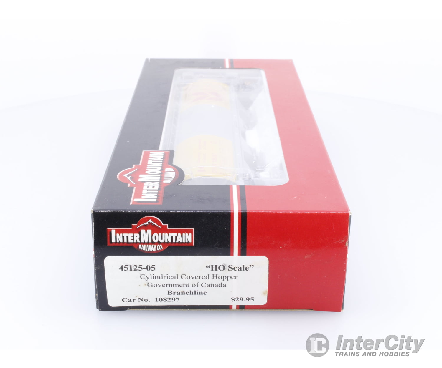 InterMountain 45125-05 HO Cylindrical Covered Hopper Government of Canada Government of Canada (CNWX) 108297 Freight