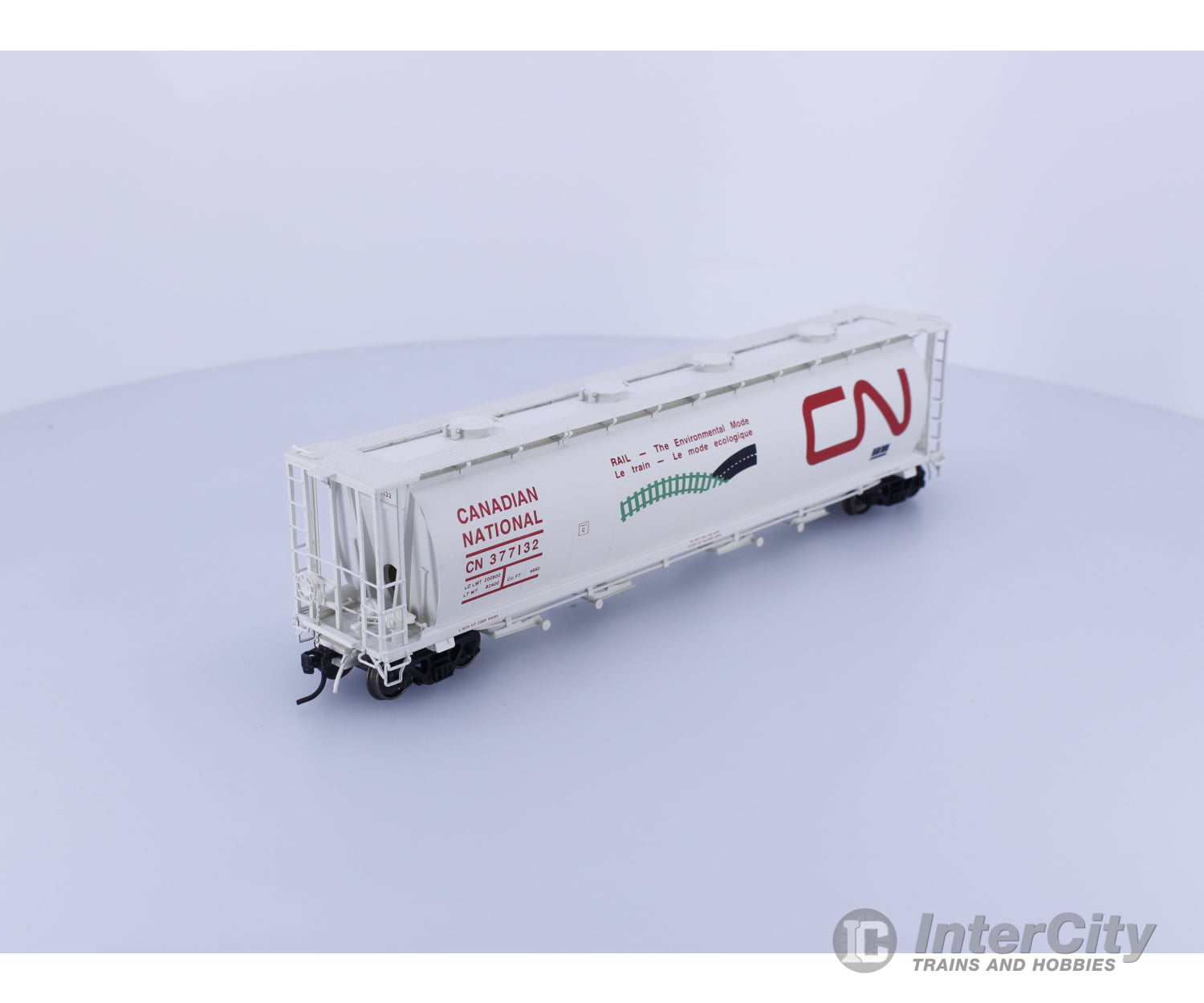 InterMountain 45202-01 HO Cylindrical Covered Hopper Environmental Mode Canadian National (CN) 45202-01 Freight Cars