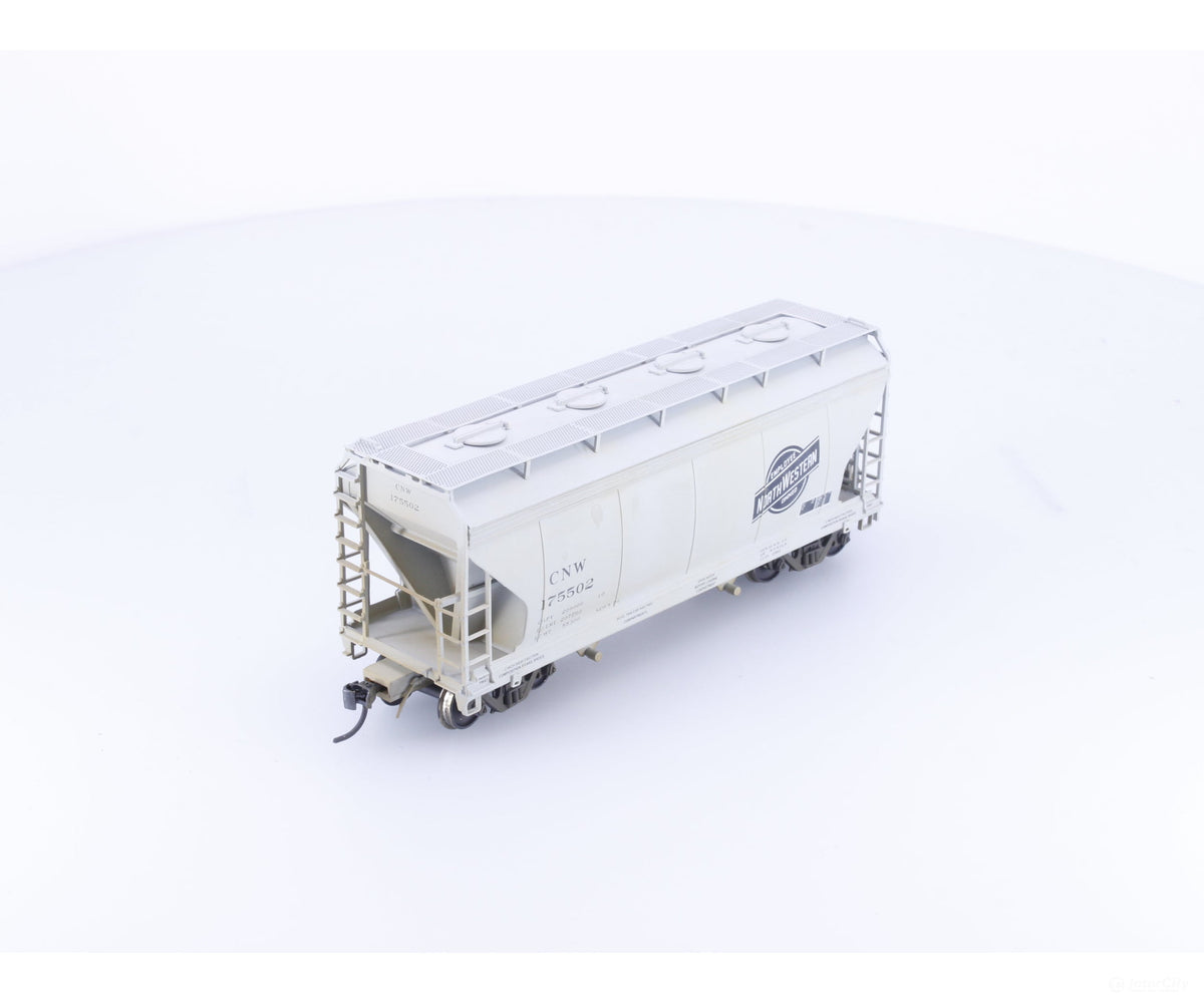 InterMountain 46501-37 HO ACF Center Flow 2 Bay Hopper CNW Weathered Chicago and North Western (CNW) 175502 - Freight