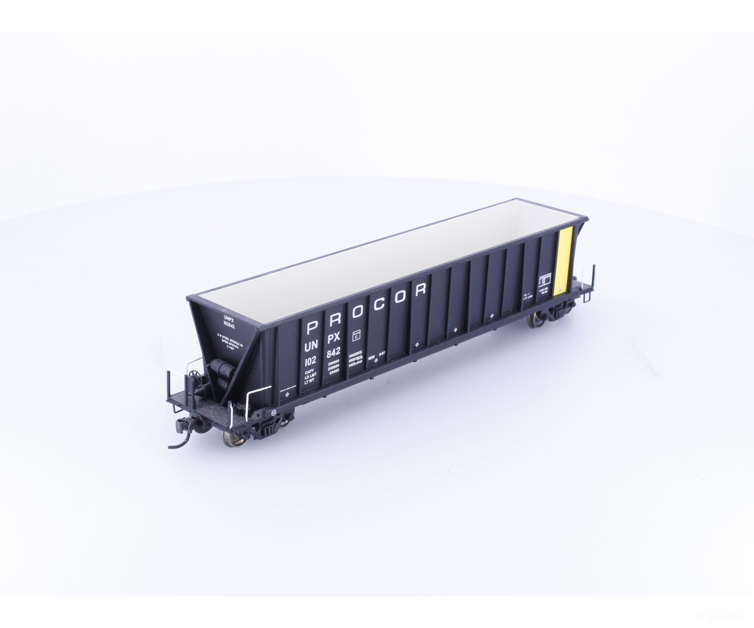 InterMountain 47104-08 HO Bathtub Coal Gondola (UNPX) Procor Leasing (PROX) 102842 - Freight Cars